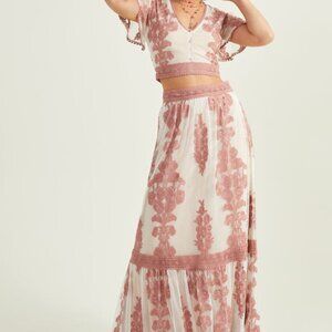 Maude Floral Top and Maxi Skirt
